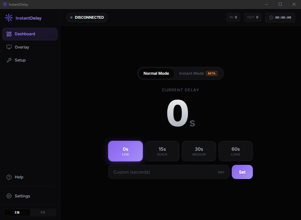 Instant Delay tweet media