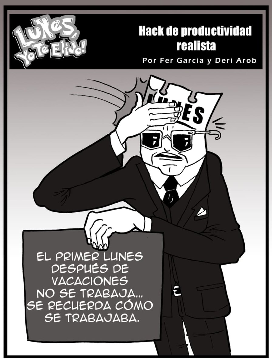 CodiceComics's tweet image. El verdadero reto no es volver al trabajo, es recordar qué estabas haciendo antes de irte.
 Productividad versión memoria RAM.
 ¿También pasas el primer día solo reconstruyendo tu propio sistema? 😅
#lytecomic #juevesdehack #historietamexicana #juevesdememe #productividad