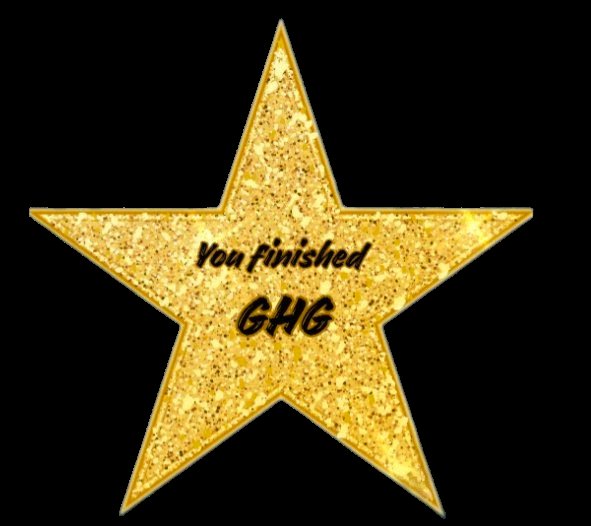 My friend made this for me 😂 I definitely deserve a gold star for finishing ghg ⭐
