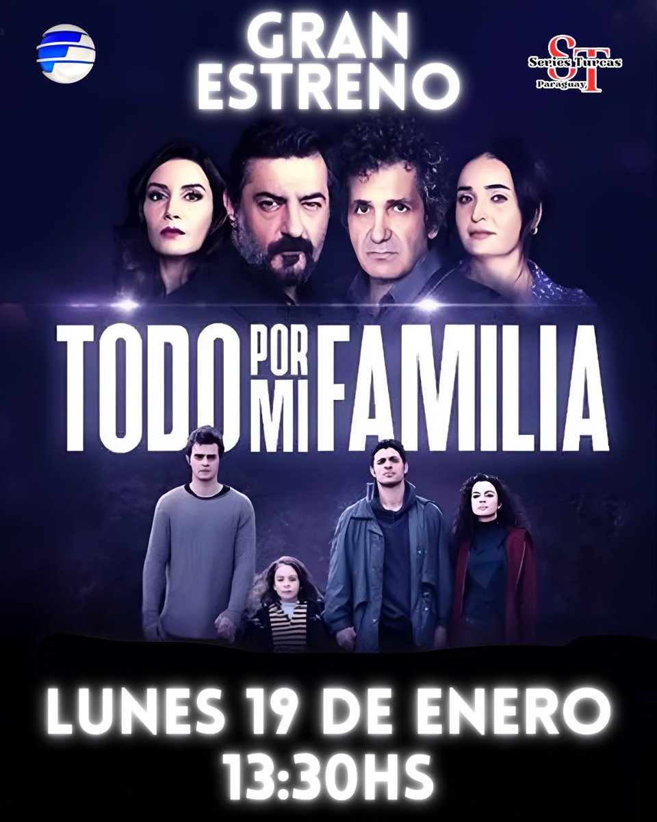 SeriesTurcasPy's tweet image. #TodoPorMiFamilia ESTRENA este LUNES 19 de Enero a las 13:30Hs por @telefuturo ❤️‍🔥😍

#SeriesTurcasPy #Kardeşlerim #HalitÖzgürSarı #SuBurcuYazgıCoşkun #YiğitKocak
