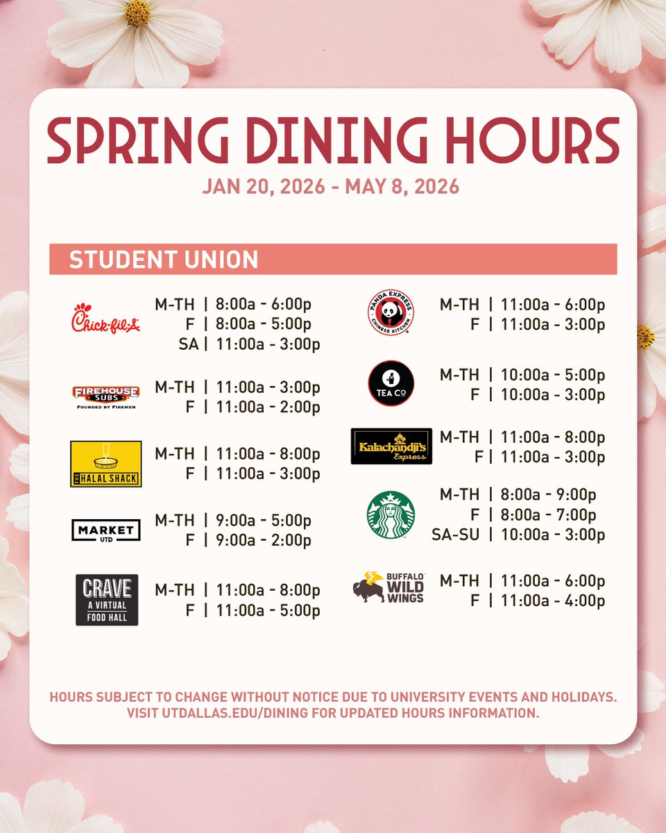 UTD Dining tweet media