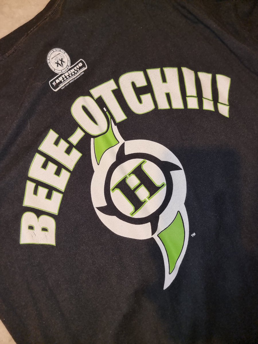 Neeks_77's tweet photo. Only 1 shirt to wear tonight for @WWE @WWEUK #wwenewcastle  tonight... #StandBack #IKnowAGuy @ShaneHelmsCom https://t.co/FJjz0UmMuP