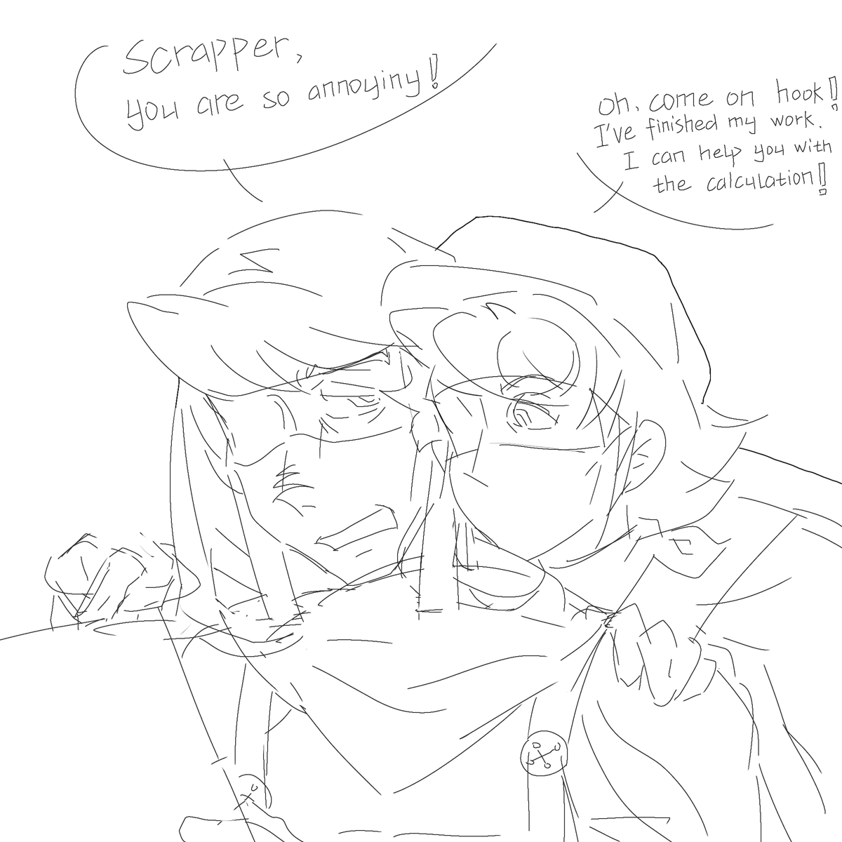 Ra1nySadness's tweet photo. She is being clingy #scraphook #humanformers https://t.co/11iXkmXP4w