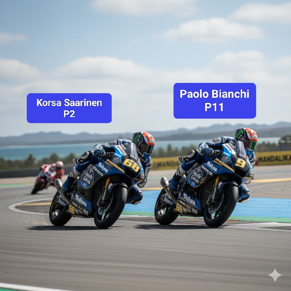 VDSTeamSIM's tweet image. Espectacular remontada de @Korsa68 que consigue otro podio con nosotros! Gran P2 para ella 

Buena P11 de @PaoloBianchiGP que suma 5 puntos más en su casillero