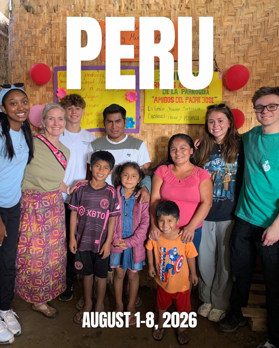 CBCMissionTrips's tweet photo. New year. New yes.

Looking for a 2026 resolution that goes deeper? Serve others, grow in faith, and live the Gospel on mission with Commissioned By Christ in Piura, Peru | August 1–8, 2026. 

Make service your resolution.

https://t.co/MdMO2HW6IQ https://t.co/hTgkg0dsEV