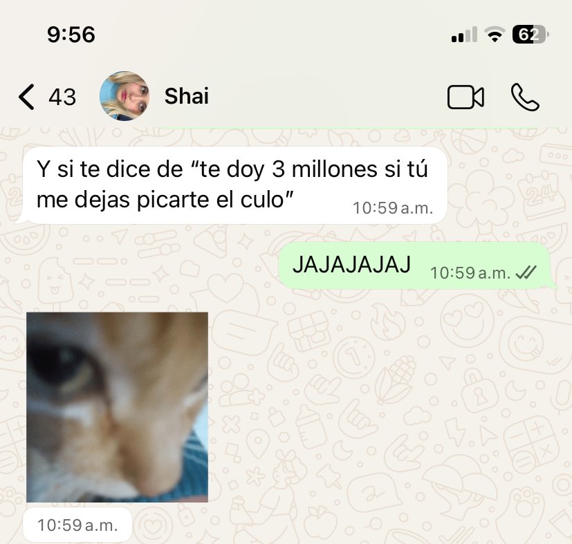 la pregunta más tranquila tuya