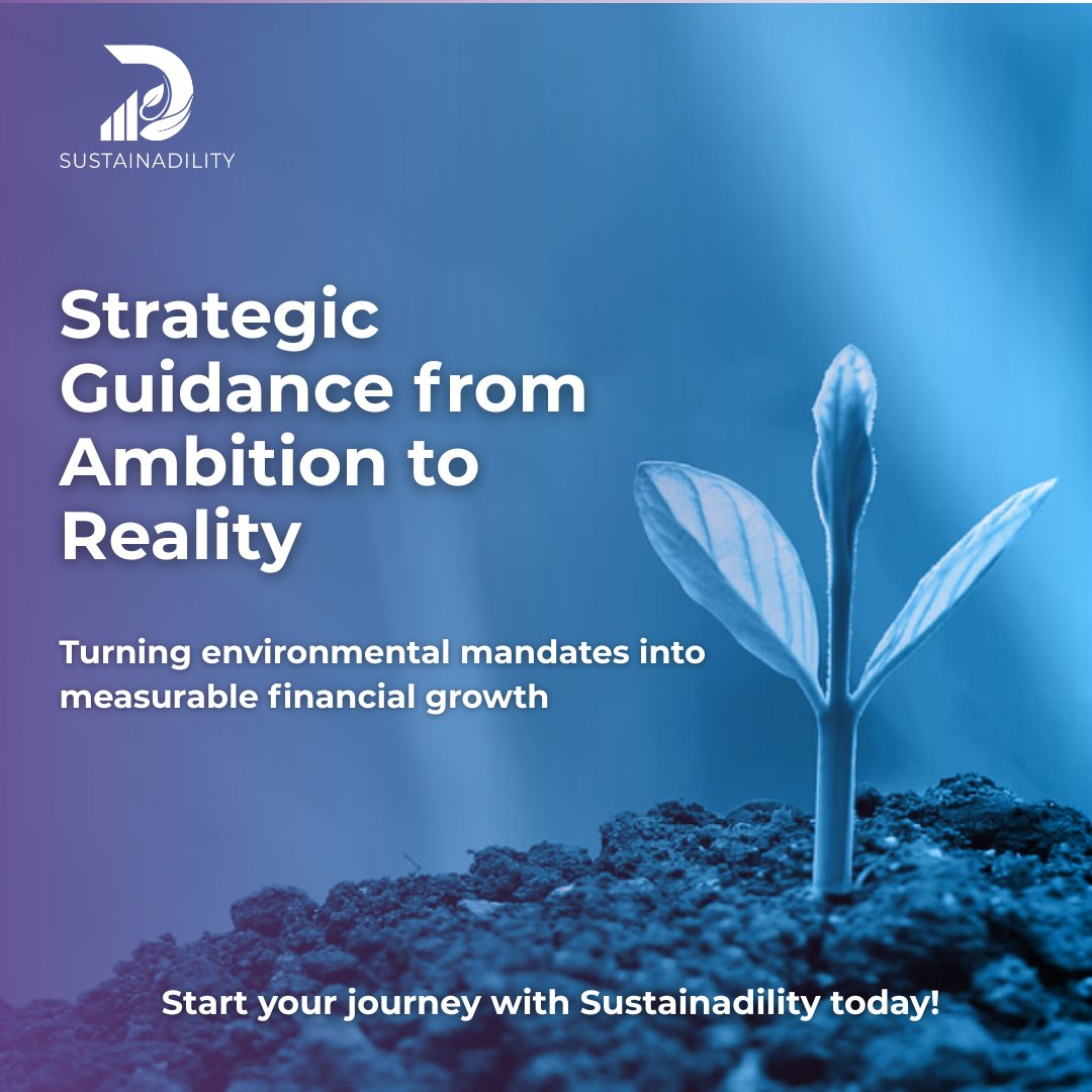 sustainadility's tweet photo. Ambition doesn’t deliver impact.
Execution does.

Sustainadility turns sustainability mandates into measurable financial growth.
Start your journey with us.
https://t.co/ODL792l1IP

#Sustainadility #ClimateAction #SustainableGrowth https://t.co/NY2mvJiPfm