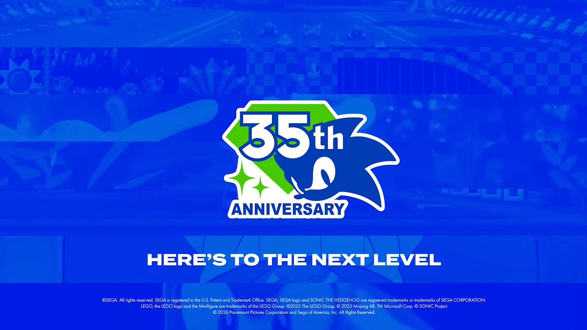Wario64's tweet photo. Sonic 35th Anniversary https://t.co/G0jWFB4njd

"In 2026, we’re celebrating 35 years of speed, friendship, adventures, and being Forever Fast.

Here’s to the next level!" https://t.co/nQuuVpnPXb