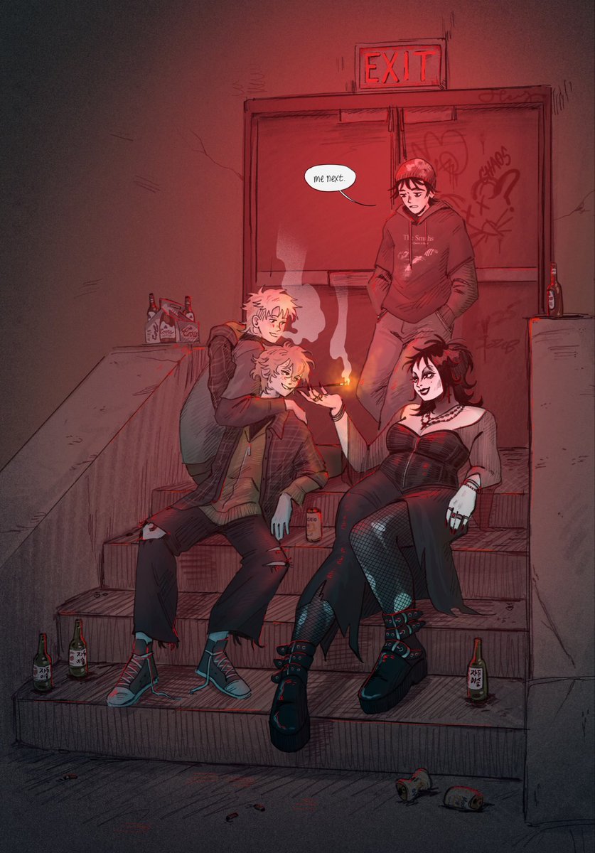 so a dead guy, ex vampire, goth girl, and stan marsh walk into a bar... #sptwt