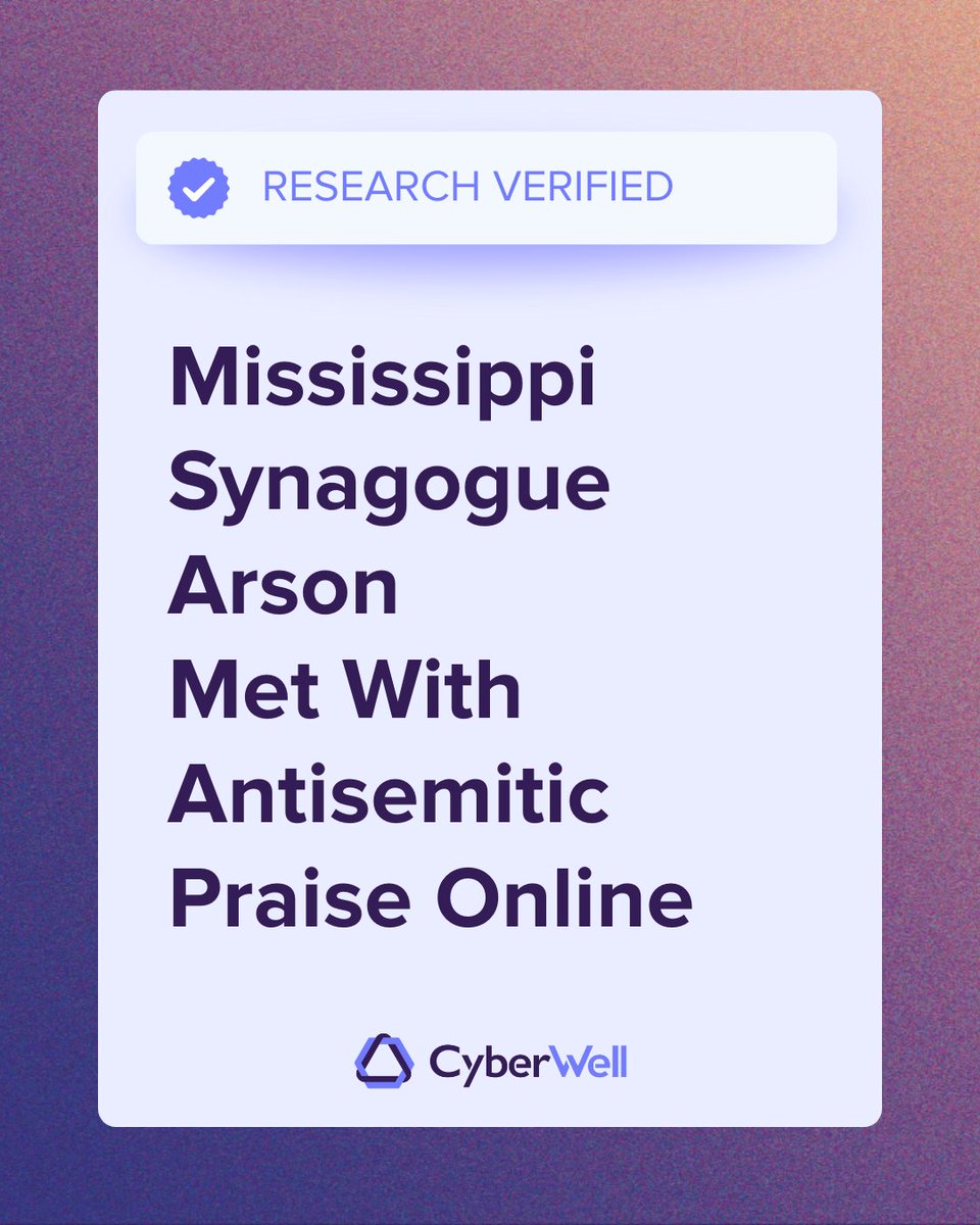 CyberWell tweet media