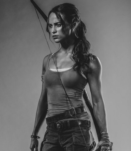 crotfs's tweet image. alicia vikander's lara croft you are so loved by me