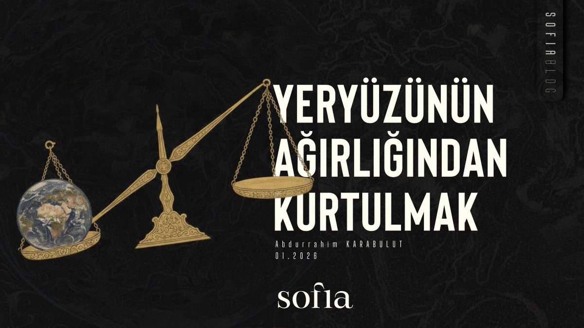 📍Yeni Yazı:
Yeryüzünün Ağırlığından Kurtulmak

[...Çünkü yeryüzünün o devasa mıknatısı, sadece ağır olanı, yani “kendini bir şey sananı” kendine doğru sertçe çeker. Miraç ise bize şunu hatırlatır: En yükseğe çıkan, yanına en az “ben” alan, hatta belki de o son sınırda “kendi”