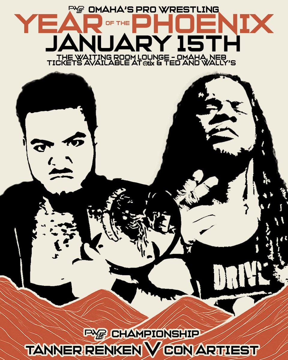 PWPLive's tweet photo. The 21st annual PWP Year of the Phoenix event is TONIGHT!

LIVE at The @Waiting_Room in Omaha, NE

Reserved tables, individual front row seats, and individual GA tix available here: https://t.co/z4NLf8AjBV

GA tix still at both @tedandwallys locations for just $10 while they last https://t.co/sVILZbWcKY