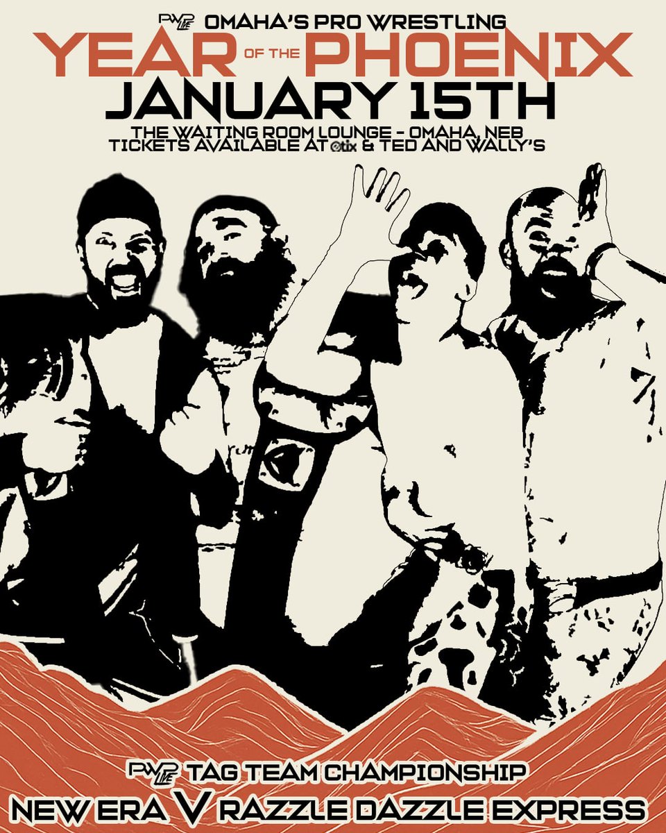 PWPLive's tweet photo. The 21st annual PWP Year of the Phoenix event is TONIGHT!

LIVE at The @Waiting_Room in Omaha, NE

Reserved tables, individual front row seats, and individual GA tix available here: https://t.co/z4NLf8AjBV

GA tix still at both @tedandwallys locations for just $10 while they last https://t.co/sVILZbWcKY