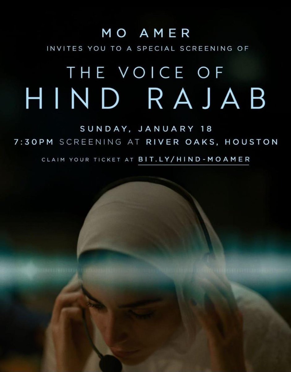 realmoamer's tweet photo. Inviting my Houston fam to a special screening of this powerful film on Sunday. 🎟️ are free, spots filling up fast. https://t.co/654sU25AJl https://t.co/fn3uqSeXvm