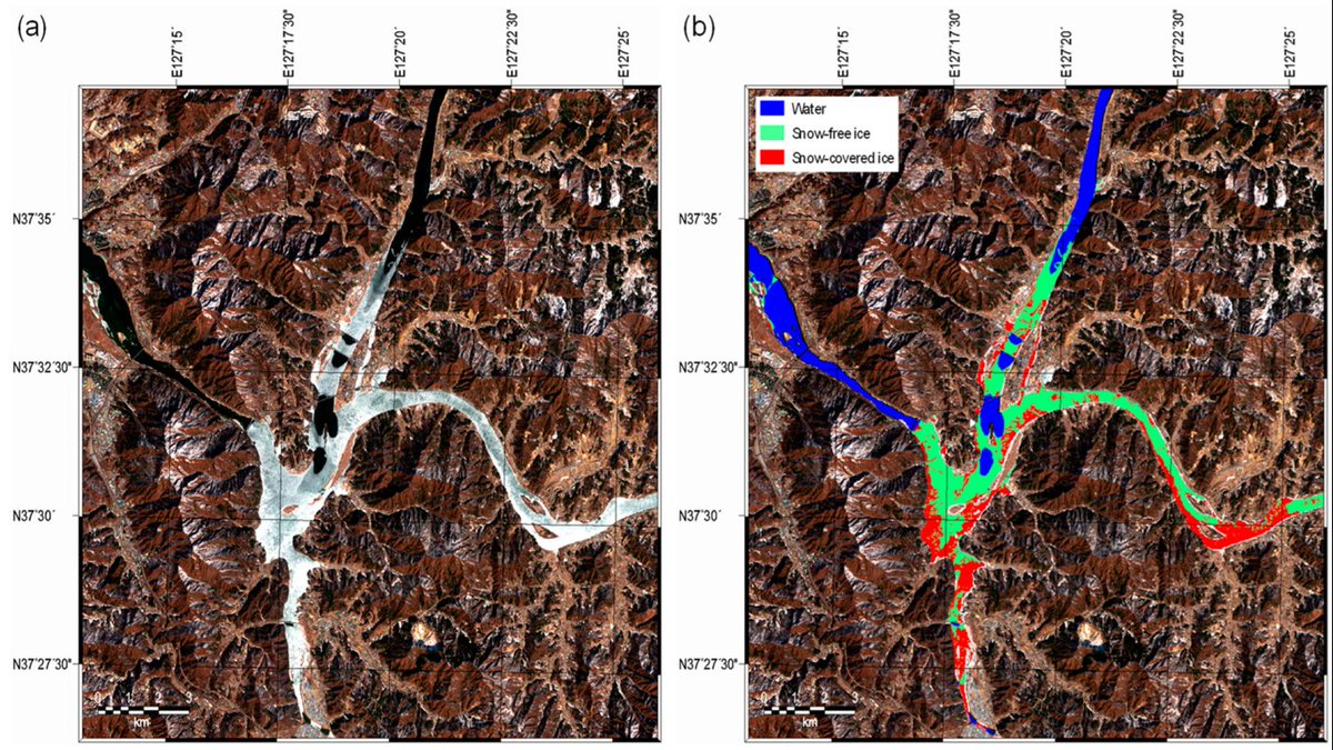 RemoteSens_MDPI's tweet image. 🧊🧊 River #Ice Mapping from #Landsat8 OLI Top of #Atmosphere #Reflectance Data by Addressing Atmospheric Influences with Random Forest: A Case Study on the Han River in South Korea

✍️ Hyangsun Han et al.
🔗 brnw.ch/21wZ7w1