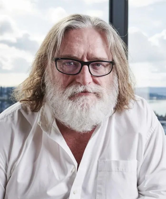 gaming_leaker's tweet image. Gabe Newell will retire as CEO of Valve sometime in the next 500 years.