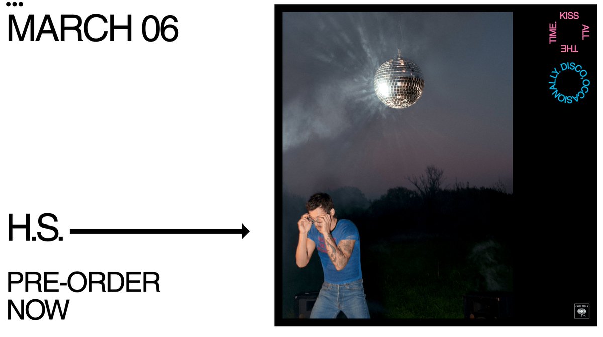 hsdaily's tweet image. H.S 
MARCH 06
PRE-ORDER NOW: hstyles.lnk.to/store