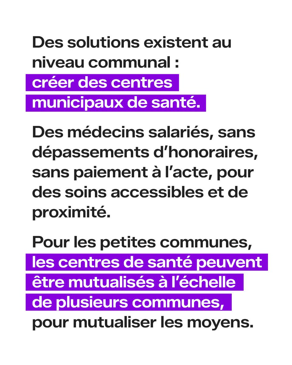 Pour garantir l’accès aux soins et mettre fin aux déserts médicaux, le 15 et 22 mars, à Décines comme ailleurs, votez pour les listes de la France Insoumise.