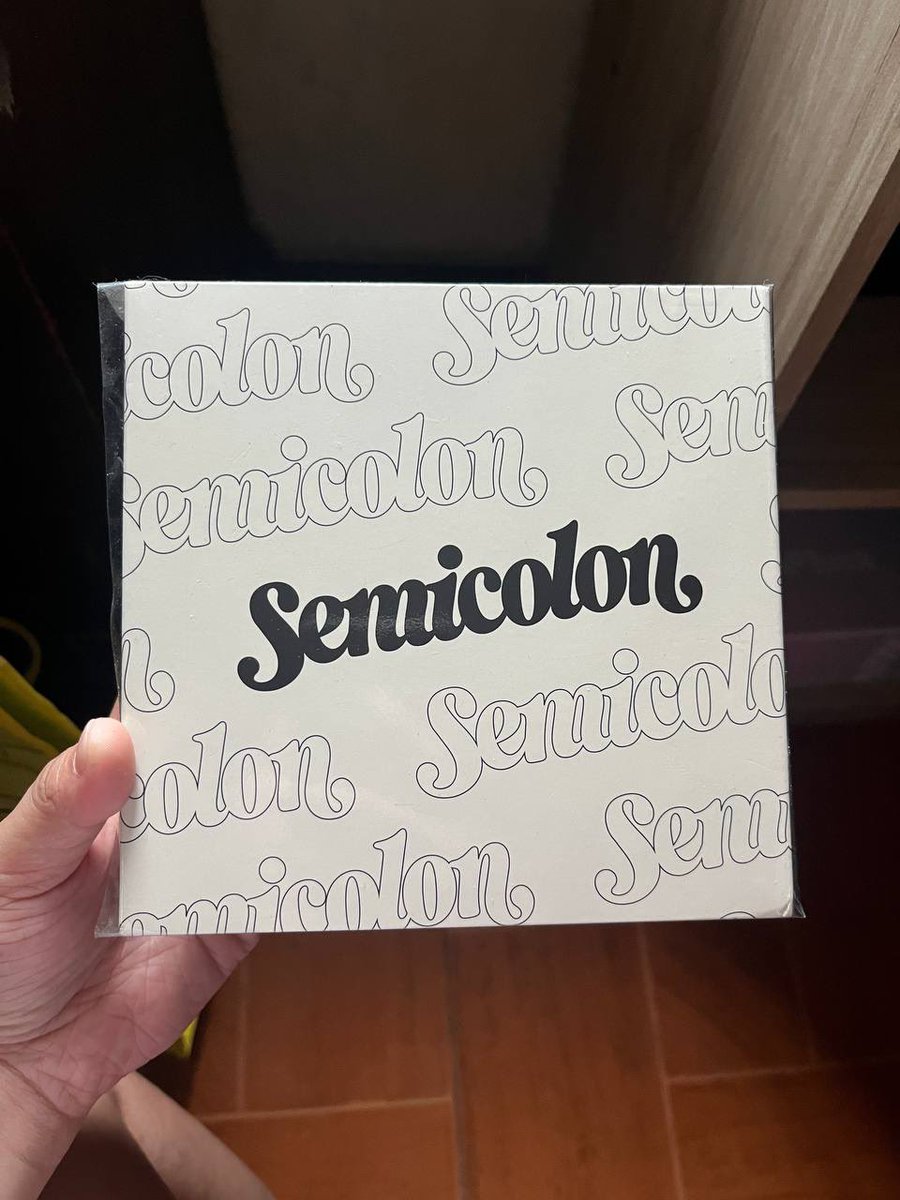 loverofcheol's tweet photo. Semicolon Unsealed Album (no pc included)

💌 P100 https://t.co/mO5e98NumG