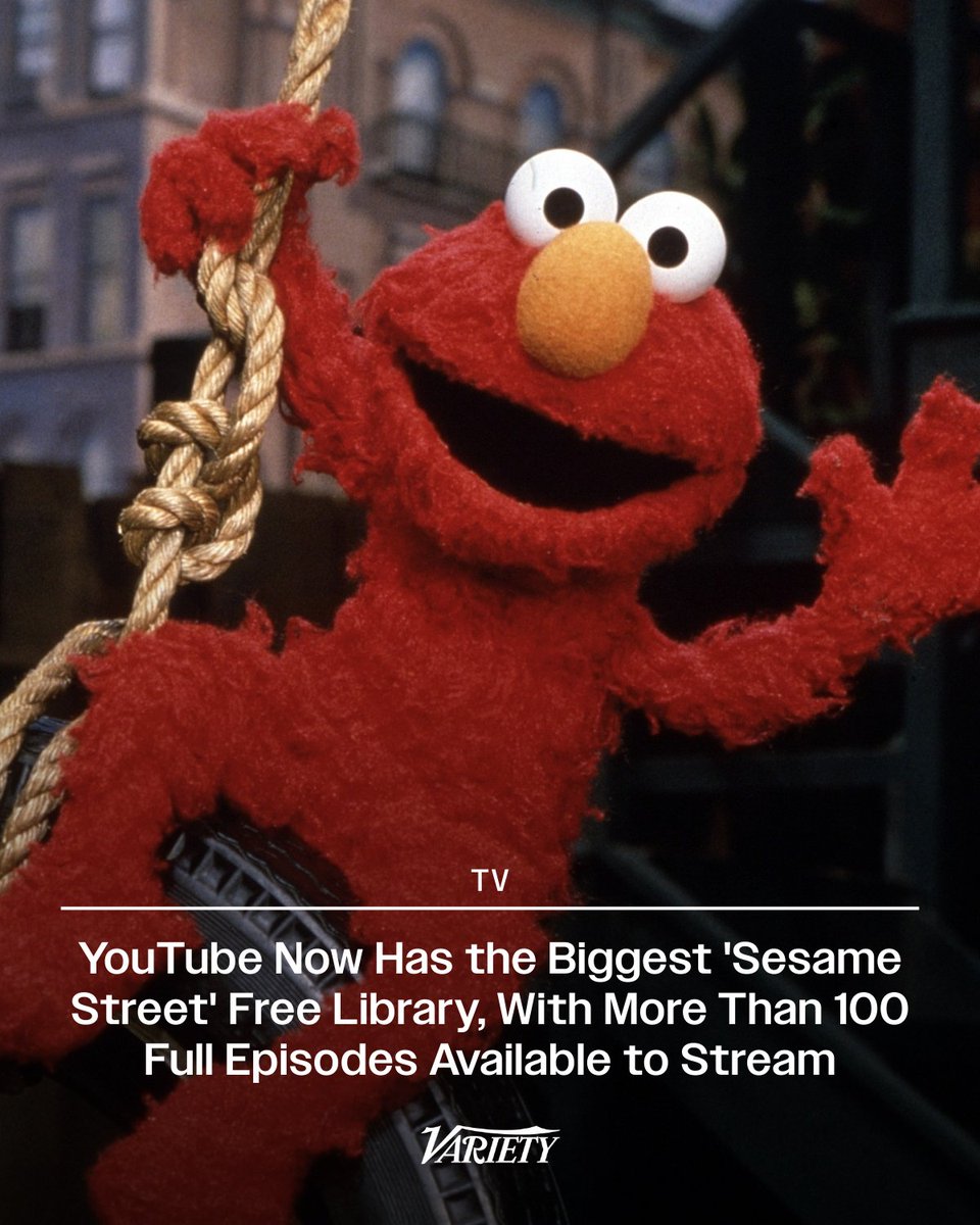 YouTube, under a deal with Sesame Workshop, has become the largest digital library for #SesameStreet — offering more than 100 full episodes for free.
variety.com/2026/digital/n…