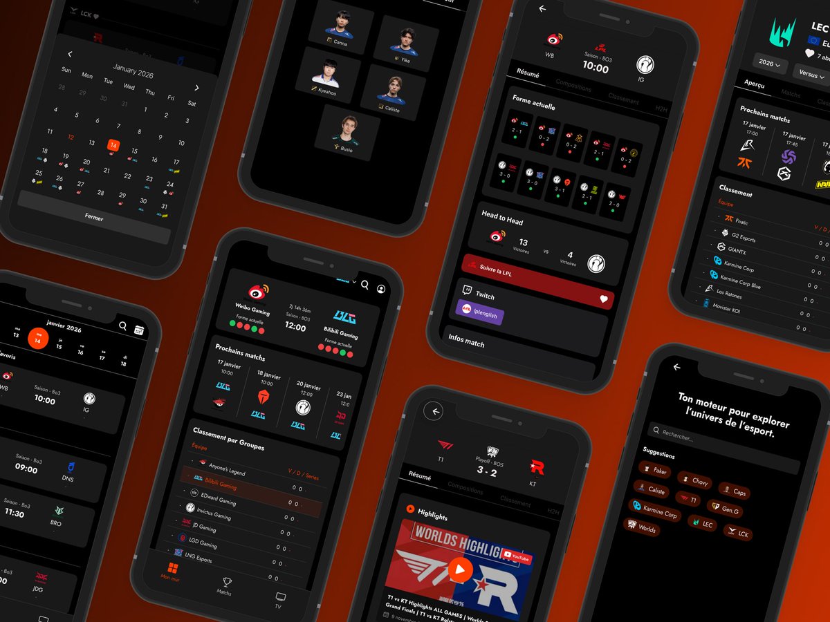 2MEsport's tweet photo. Wallesport, l’application mobile dédiée à l’esport.

Calendrier, matchs, équipes, notifications, streams… tout au même endroit.
C’est la première version, elle est pensée par et pour les fans.

Cette première version, c’est une invitation à tester, donner votre avis et influencer la suite du projet.

Les retours comptent, les premiers utilisateurs aussi.

Ce n’est que le début 🚀