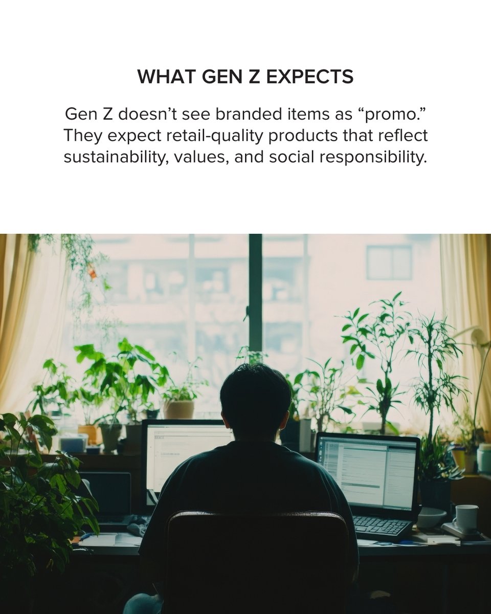 SockClub's tweet image. Stop sending the same promo products to everyone 🚫
Gen Z: Wants "merch" (not promo), sustainability, retail quality 
Millennials: Eco-everything, 93% believe promo works 
Gen X/Boomers: Quality utility, Made in USA
Full data: hubs.ly/Q03-f5Ps0
#BrandedMerch #MarketingData