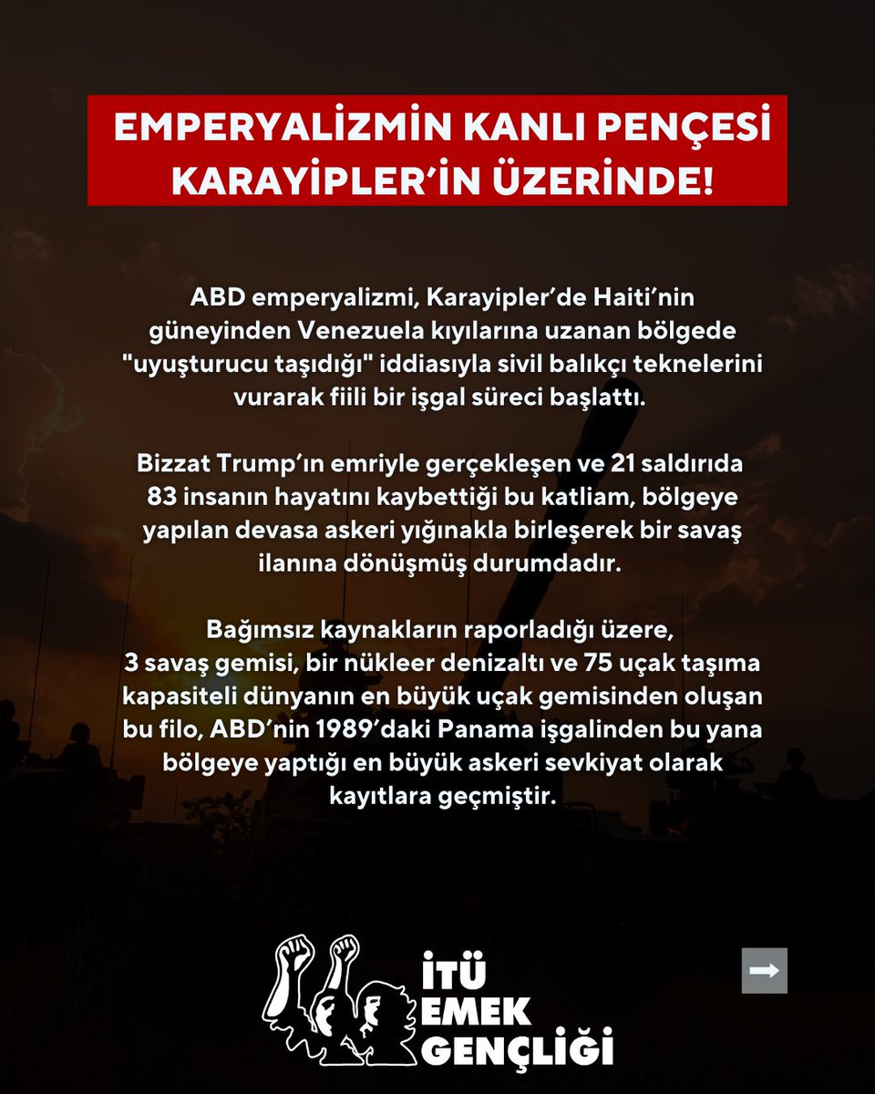 ituemek's tweet photo. EMPERYALİST KUŞATMAYA GEÇİT YOK: VENEZUELA HALKI YALNIZ DEĞİLDİR! https://t.co/o4apXxYX4J