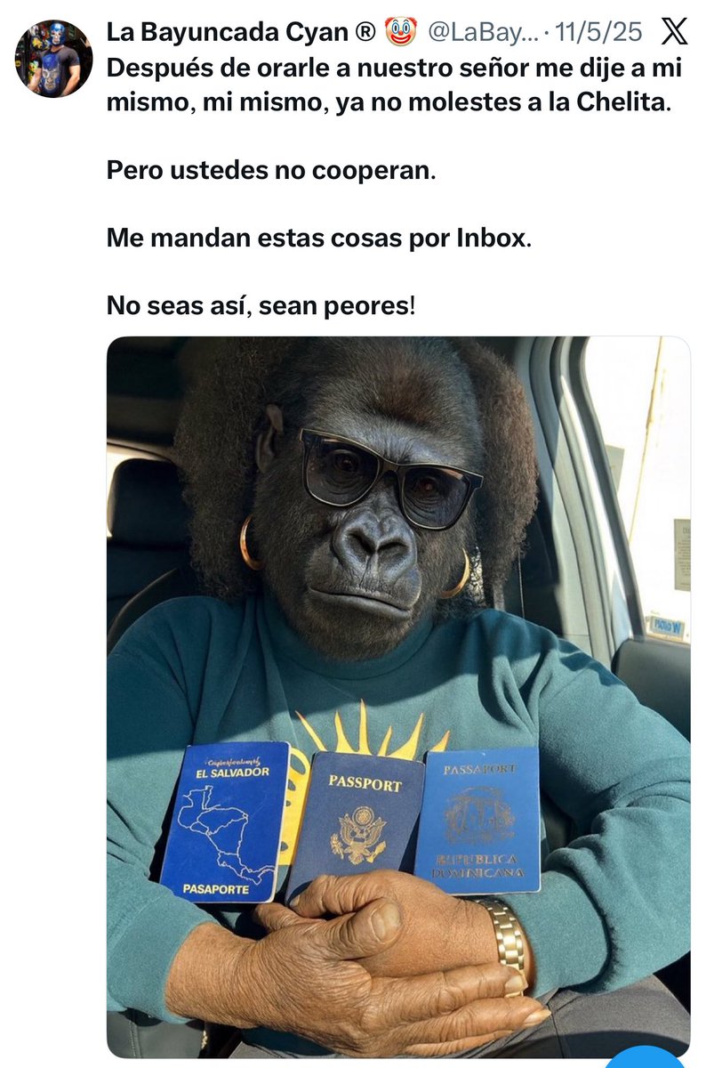 La Bayuncada Cyan ® 🤡 tweet media
