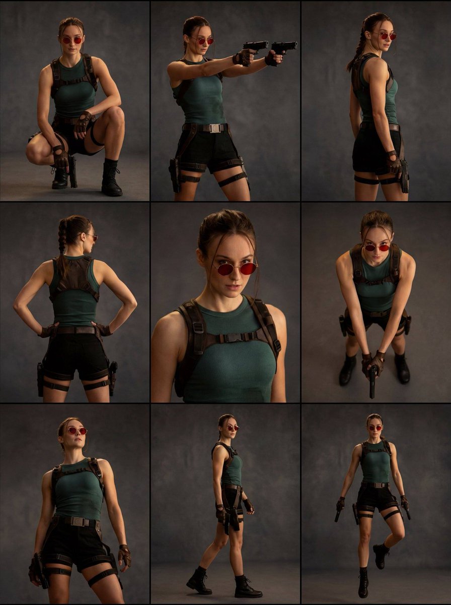 Kinoel82's tweet image. Sophie Turner de Lara Croft es una maravilla absoluta.