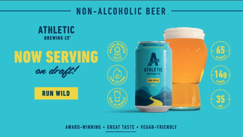 Rocks77's tweet image. #ROCKS77 celebrates #DryJanuary with @AthleticBrewing try one today.