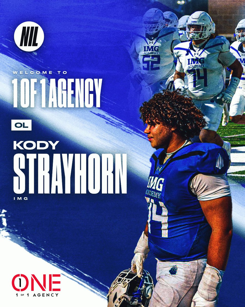 Welcome to 1 of 1. #NIL 
<a href="/KodyStrayhorn/">Kody Strayhorn</a> 
<a href="/RobRoche_Agent/">Rob Roche</a> 
<a href="/DIAMONDdavelee/">Dave Lee</a>