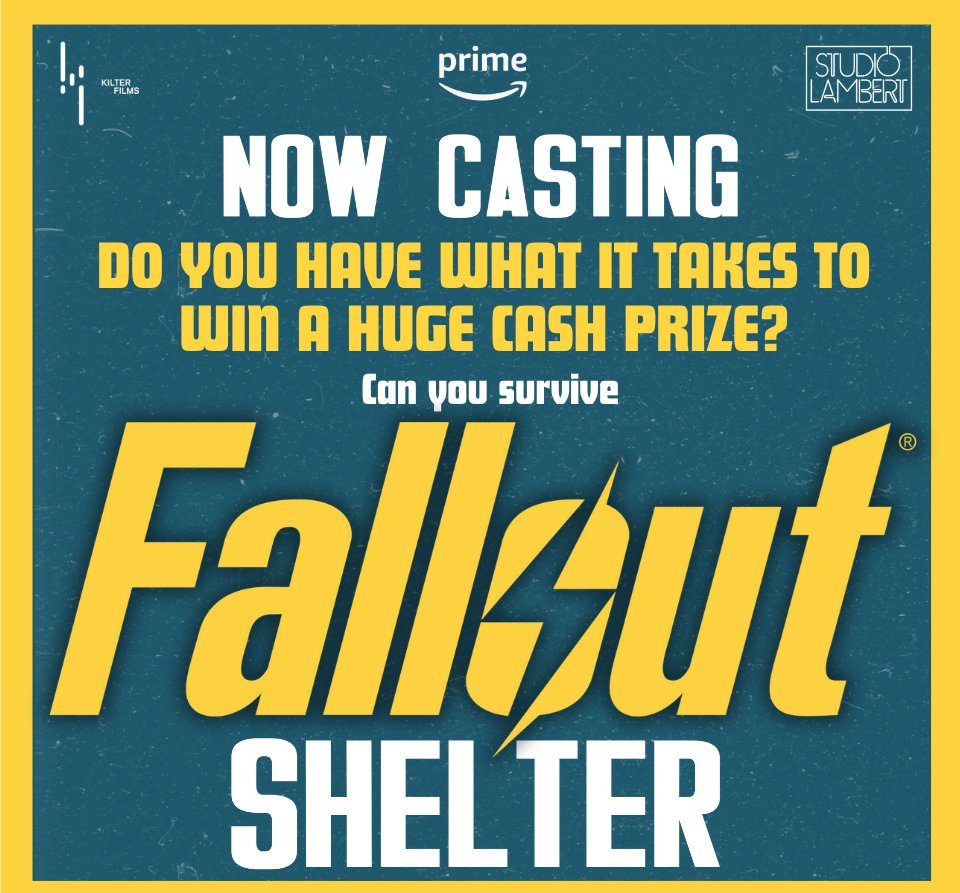 Fallout Shelter getting live-action adaptation for Amazon

➡️variety.com/2026/tv/news/f…

The show will be a reality competition series where contestants live together in a vault and compete in games that test their seven attributes from Fallout (strength, agility, luck, etc)