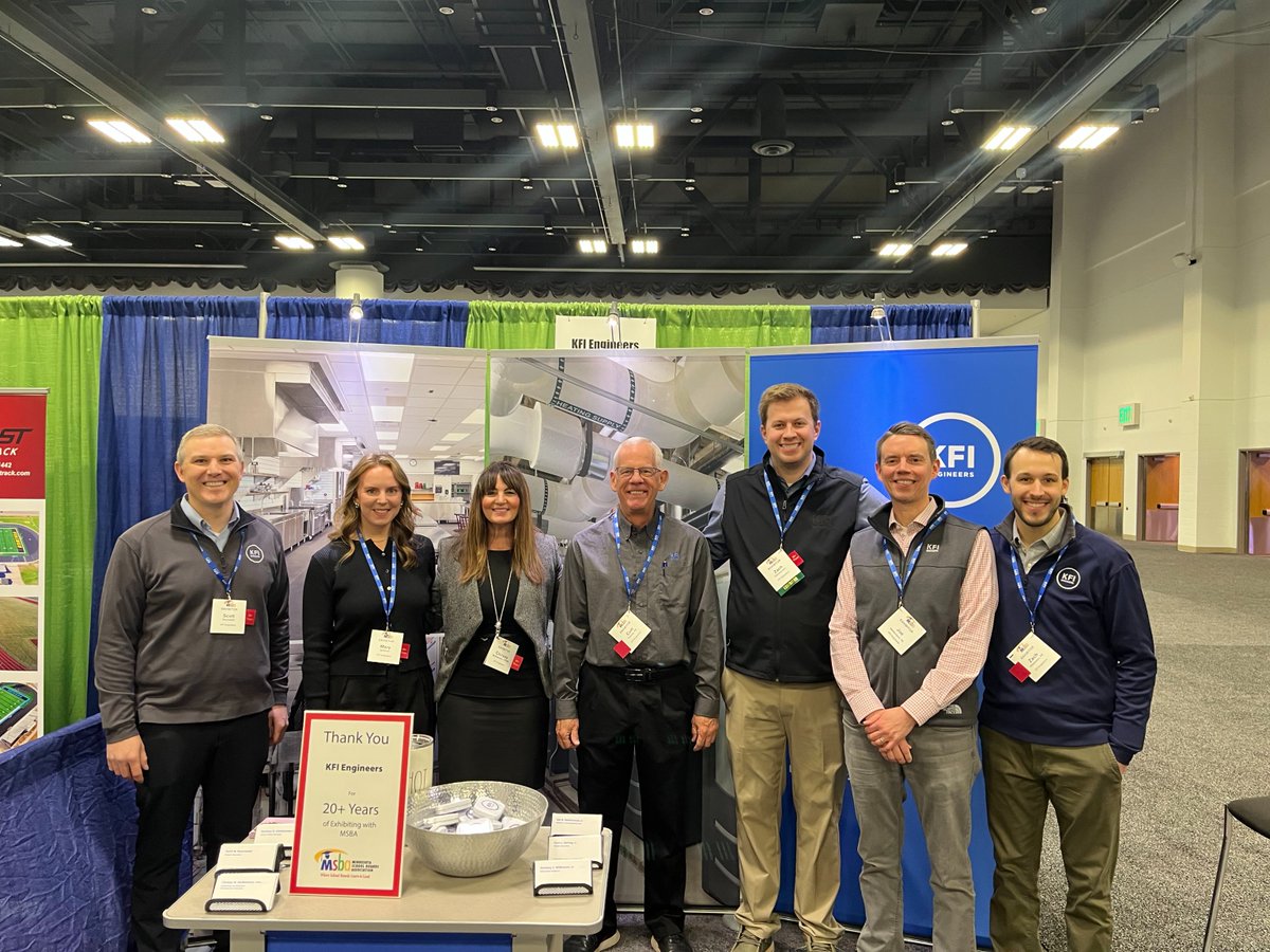 KFIEngineers's tweet photo. We're here at the 2026 MSBA Leadership Conference! Come visit us at Booth 503 and say hi to the team. 

#FindaWay #MSBA2026 #Education https://t.co/Qia6xJxdvD