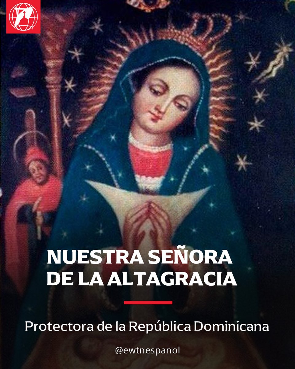 EWTNespanol's tweet image. 21 de enero | República Dominicana celebra a Nuestra Señora de la Altagracia, patrona del país. Su imagen, traída desde España en el siglo XVI, muestra a la Virgen con el Niño Jesús, rodeada de símbolos de la Encarnación. Coronada por dos papas, inspira devoción y protección.