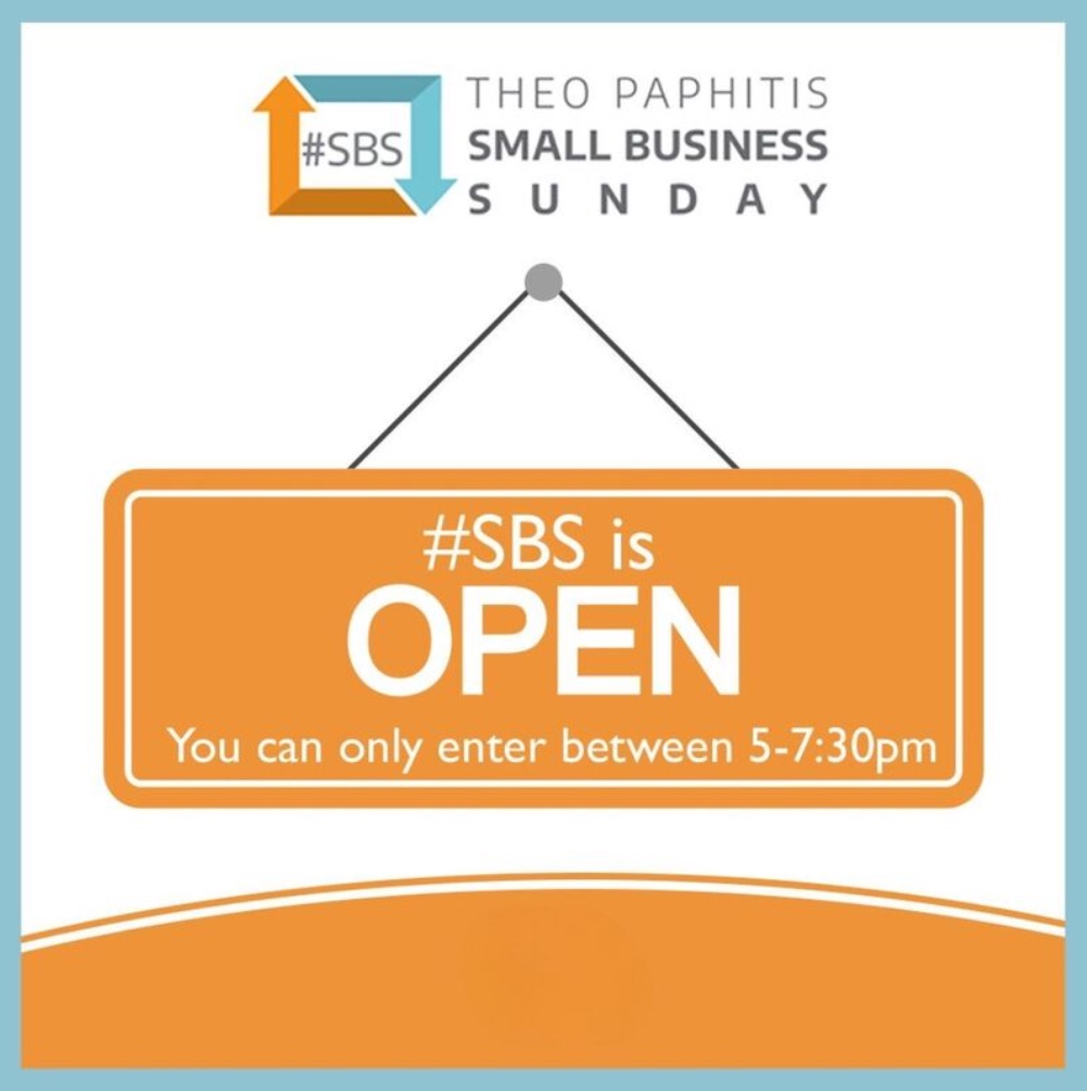 🔔 #SBS Small Business Sunday is now OPEN! 🔔

Start posting about your #smallbusiness !

📸  Describe your business in the comments or in a separate post whilst tagging my account and using #SBS in your post wording.

👉 Tag and follow Theo Paphitis

⏰ Only enter between