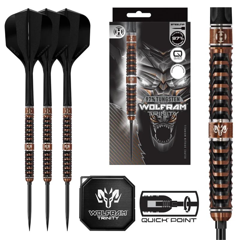 joshpearson180's tweet image. GIVEAWAY TIME!🤩

These are the stunning new Harrows Wolfram Trinity darts and one of you lucky lot has the chance to win a set in a weight of your choice!

To enter, all you have to do is

Like
Retweet
Follow @joshpearson180 &amp;amp; @HarrowsDarts

Winner drawn 22nd Jan, good luck!🤞🏼🎯