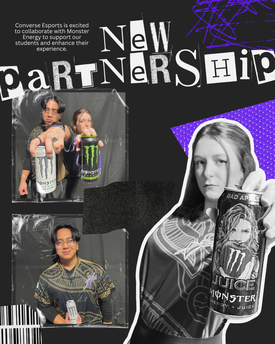 ConverseEsports's tweet photo. More fuel. More grind. No limits. ⚡

Converse Esports x @MonsterEnergy 🔥 https://t.co/ujPMQBLXYG