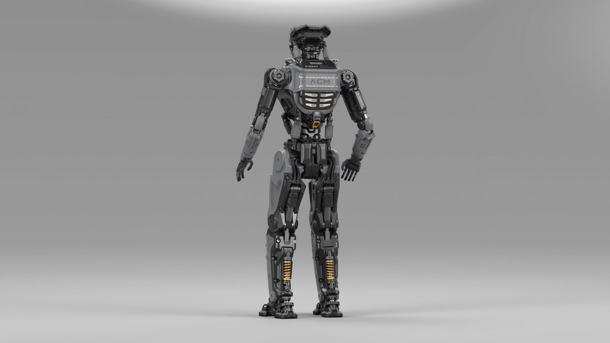 Robot I designed for my game. GRD® Robotic Platform made for versatile operations requiring maximum adaptability and human scale interface capability.

Can't wait to make cinematic sequences with this bad boy. #robot #droid #robotics #hardsurface #Moi3D #Keyshot #CAD #3D #ASTRAL