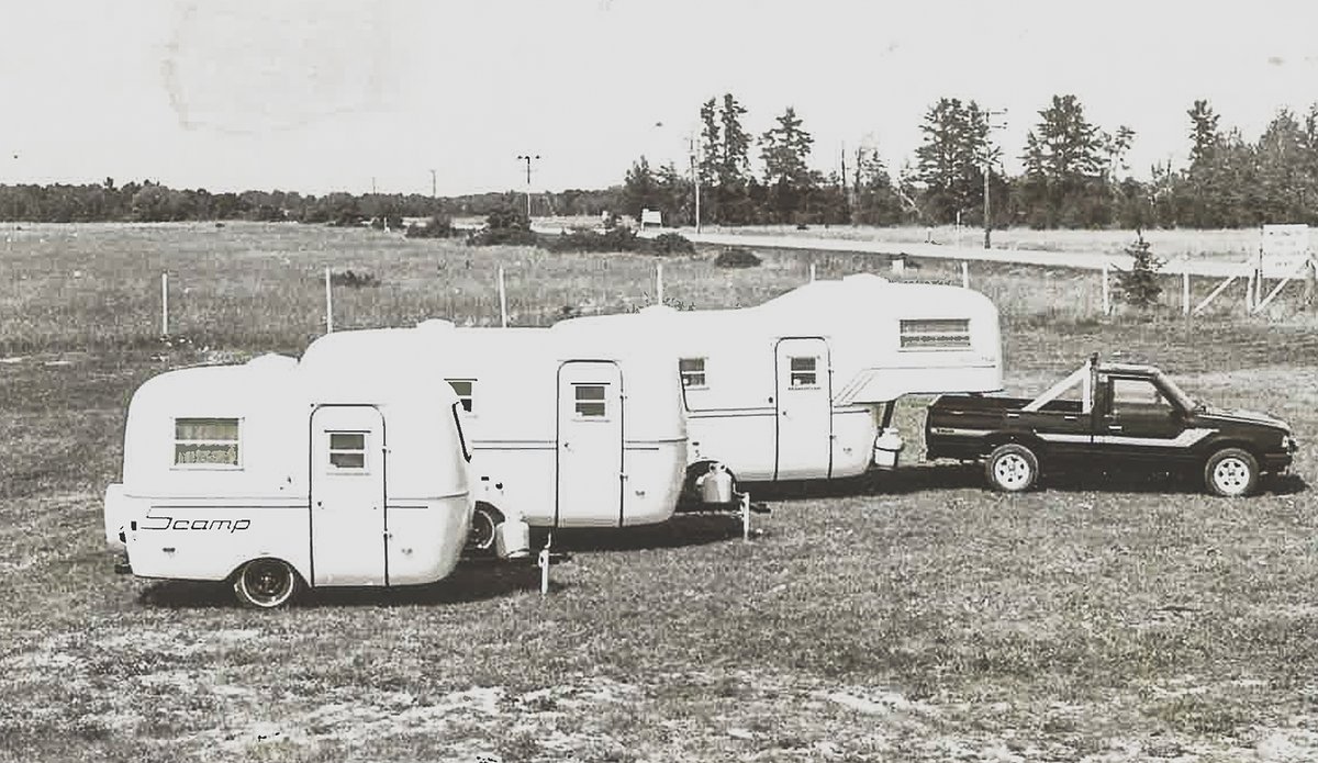 Scamp_Trailers's tweet photo. In 1971, we took over the original Boler molds and began building lightweight fiberglass trailers in Backus, Minnesota. More than 50 years later, we’re still here, hand-building every Scamp with the same care and craftsmanship. https://t.co/I6vMGV8UOh