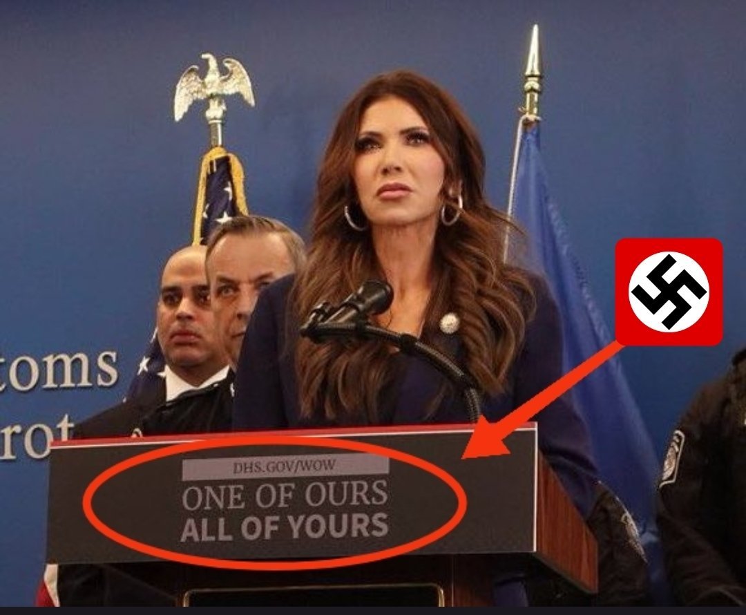 “One of ours, all of yours”

This slogan was used as a threat against those who wanted to fight nazi repression. Trump and his supporters no longer hide it.
