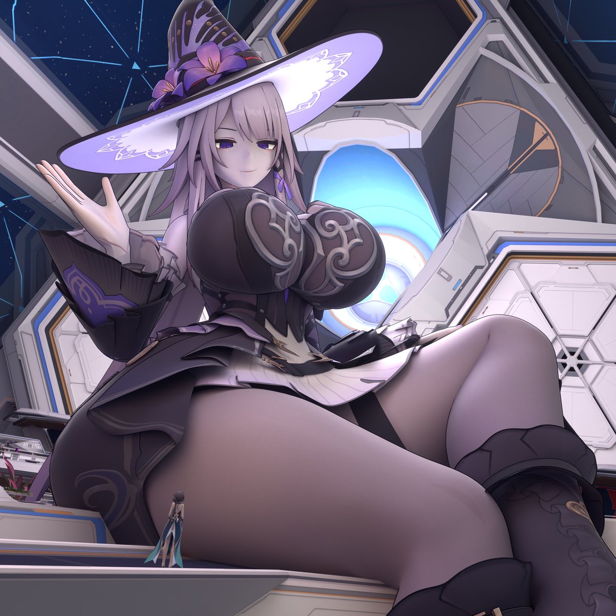 Madam Herta is a peerless gem
#sizetwitter #giantess #HonkaiStarRail #スターレイル