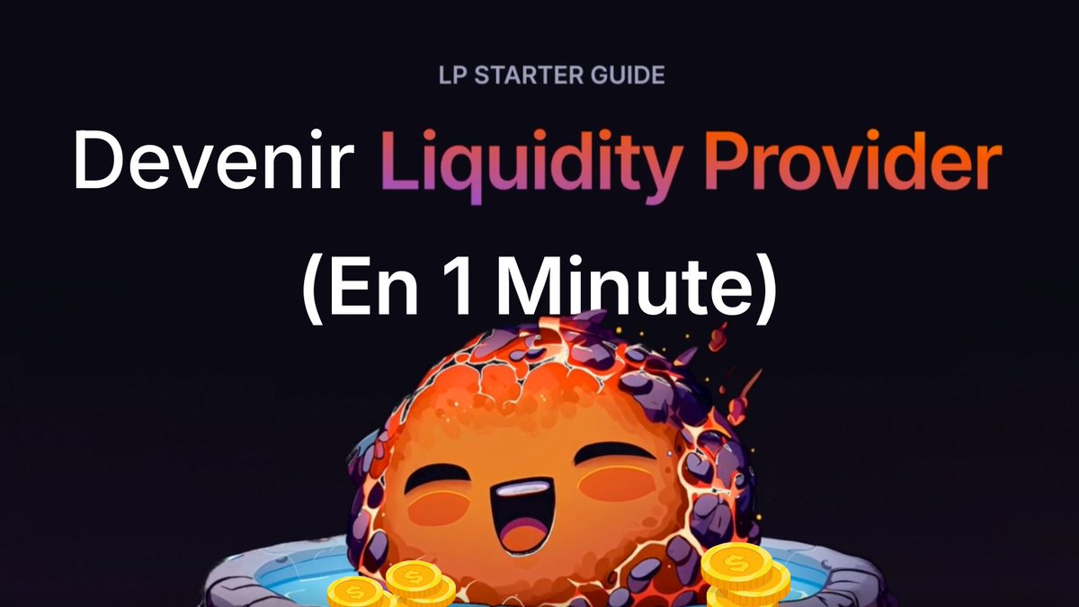 ☢️Nouvelle série : on reprend les bases pour comprendre c'est quoi être un Liquidity Provider.
👇👇👇