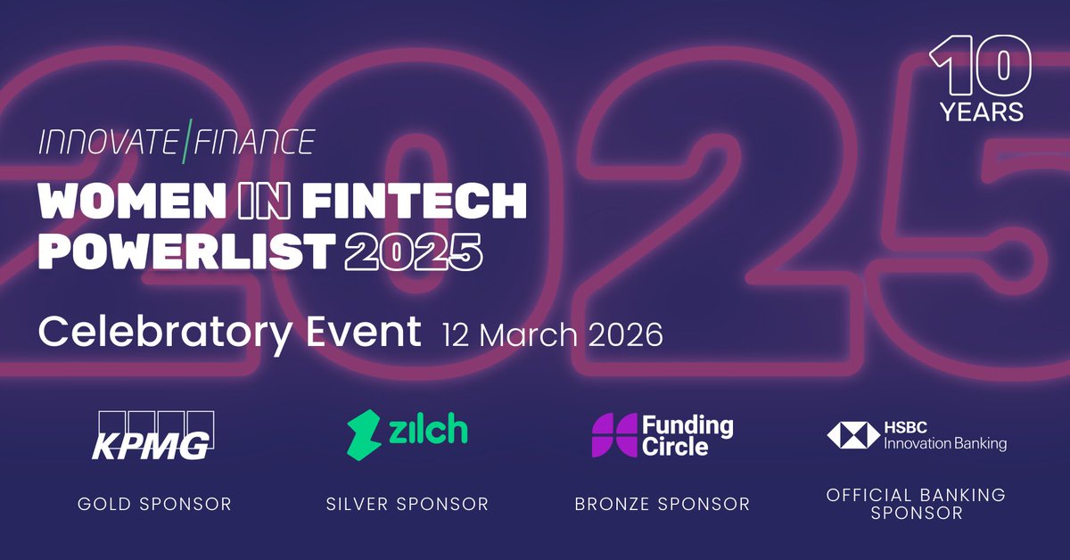 Mark your calendars for the 12th of March 2026 and register for the  #WomenInFinTechPowerlist 2025 Celebrations! 🗓️🎊
Please note, there are limited places for this event. You will receive a diary confirmation if you have been confirmed a place ✅
🎉 hubs.ly/Q03--QdF0
