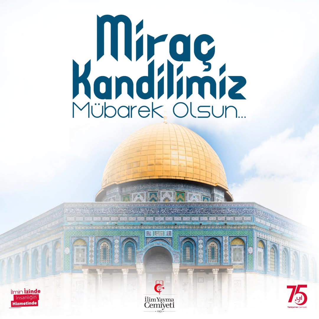 Miraç Gecemiz mübarek olsun Bu mübarek gecede Rabbim yapacağımız ibadetlerimizi ve dualarımızı kabul buyursun. 
Gecenin hürmetine ilk kıblemiz mescidi Aksanın , Gazzenin,Filistinin özgürlüğünü nasip eylesin.insanlığın hidayetine huzur teminine vesile olsun inşallah
#MiraçKandili