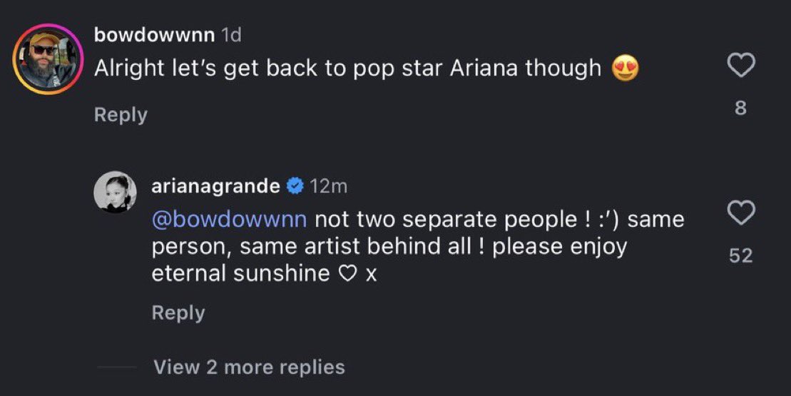 “same person, same artist behind all” let them KNOW.