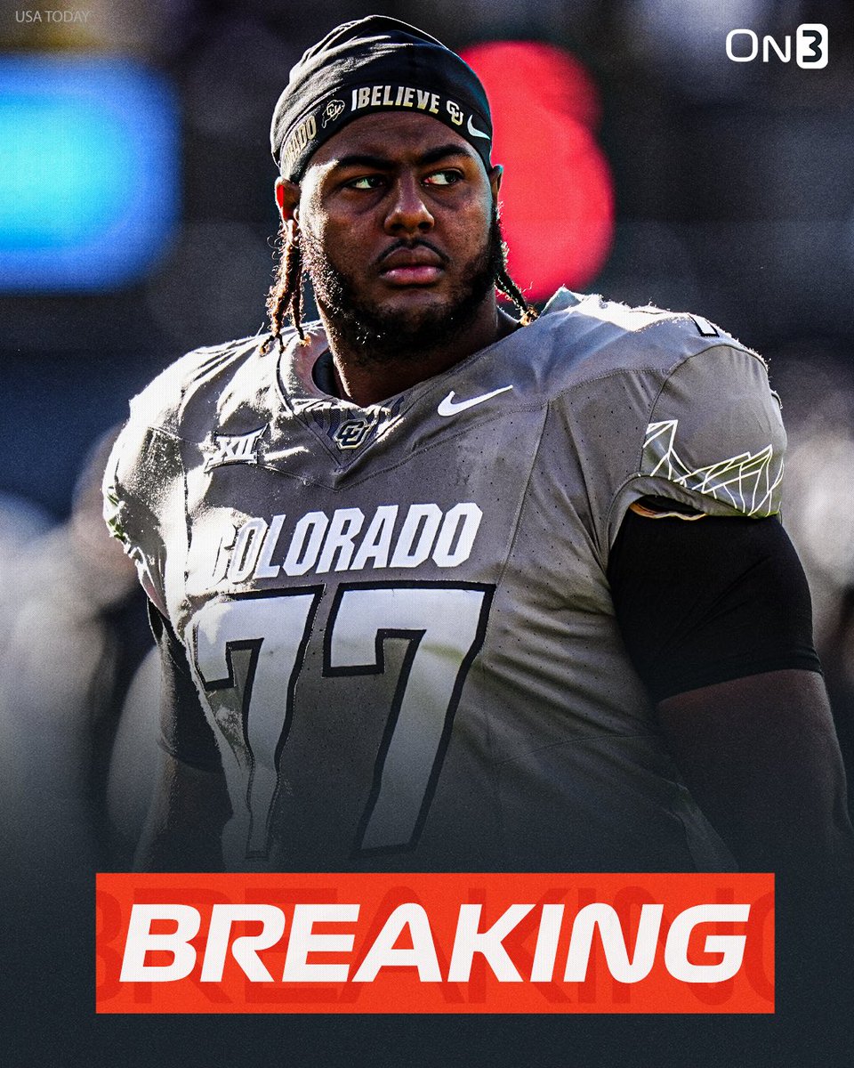 TransferPortal's tweet image. NEW: Colorado OL Jordan Seaton has officially entered the NCAA transfer portal, @PeteNakos reports. 

on3.com/transfer-porta…
