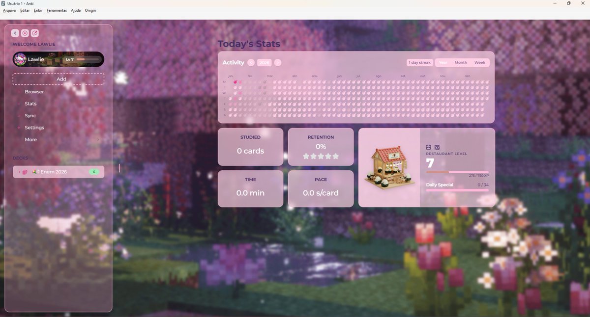 lawliestudy's tweet image. ˚.🎀༘⋆ Como usar a extensão Onigiri pra deixar o seu anki lindo e gamificado  — a thread  

⌕  search : #studytwtbr #studytwt #conctwt #langtwt