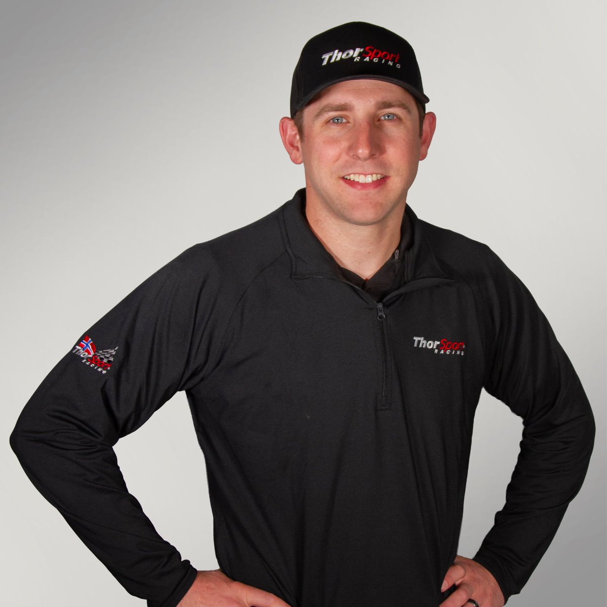 ColeButcher_'s tweet photo. The news is out! I’ll be competing full-time in the NASCAR CRAFTSMAN Truck Series in 2026, driving the No. 13 Ford F-150 for @ThorSportRacing.

Extremely grateful for this opportunity and everyone who helped make it happen. Truck scheme coming soon. https://t.co/uZRxxDk0FR