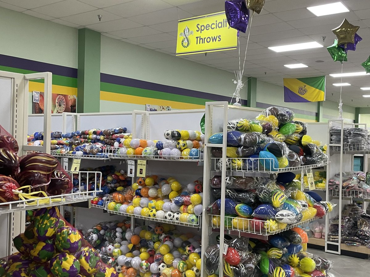 Today at Noon <a href="/FOX8NOLA/">FOX 8 New Orleans</a> #news #nola 
It’s #Carnival time and this year we are showcasing some of the  popular #throws you can catch on #parade routes.  Today see what one of the popular local stores are selling #nolathrows